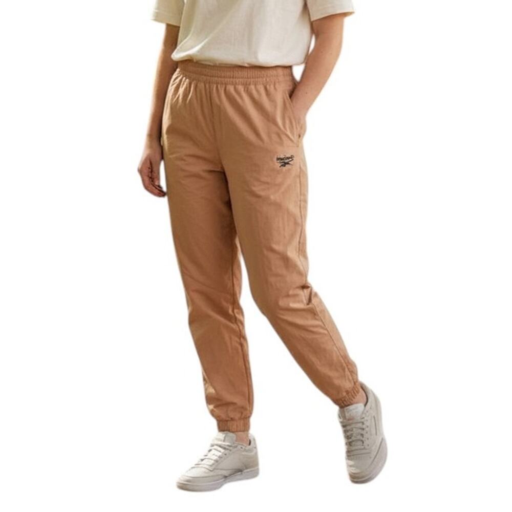 Reebok X Gigi Hadid Field Tan High-Rise Woven Track Pants, S